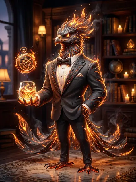 Ignis, the avian ember host